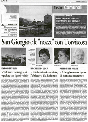Dal Gazzettino del 12 aprile 2013
