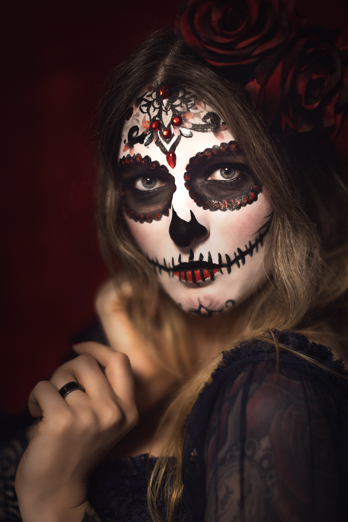 Dia de los muertos, Halloween, Thema fotoshoot, Themed photoshoot, portret, portrait, netherlands, noord brabant