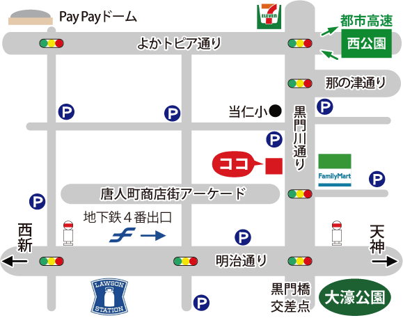 周辺マップ / スリープキューブ和多屋