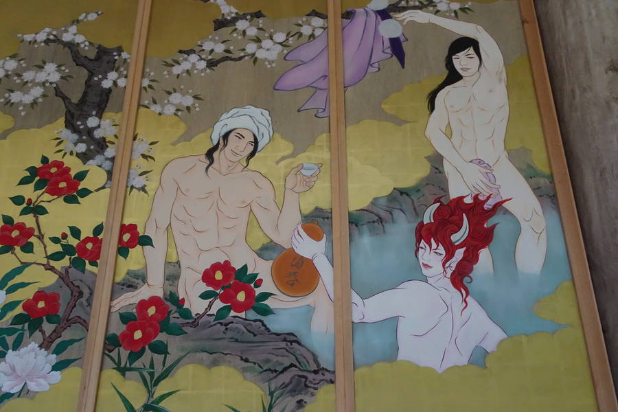 国上寺｜BL！？歴史ある寺院の壁に描かれた絵はまさか･･･ボーイズラブ!?【新潟観光スポット】