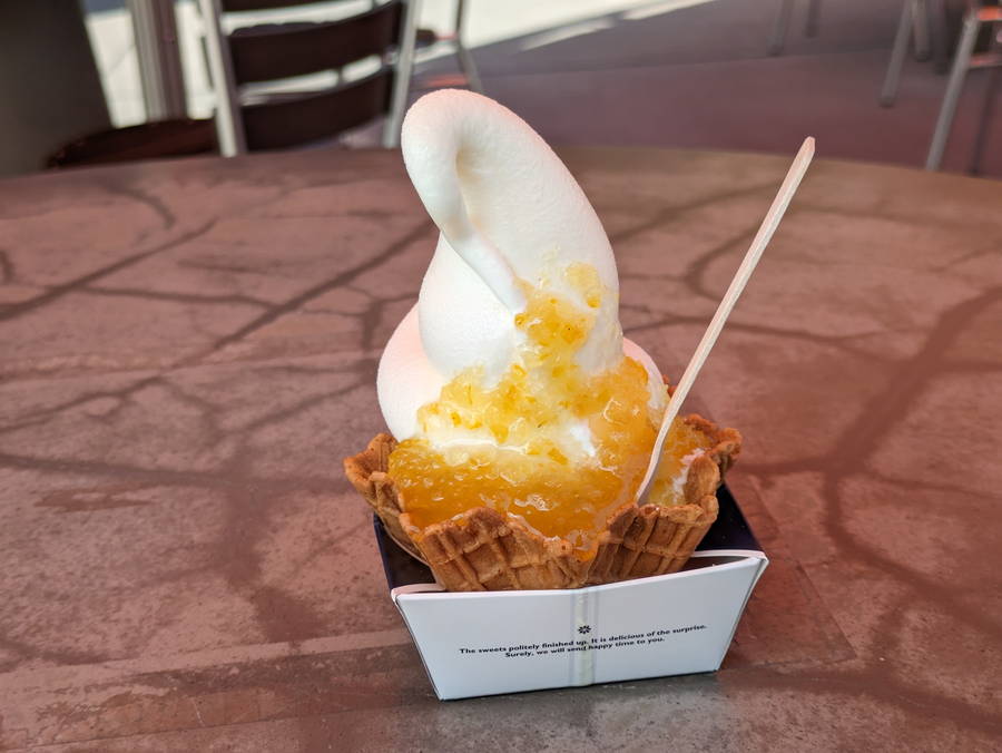 柚子屋本店｜黄色くない！？柑橘王国で白い夏みかんソフトクリーム【山口県・萩市グルメ】