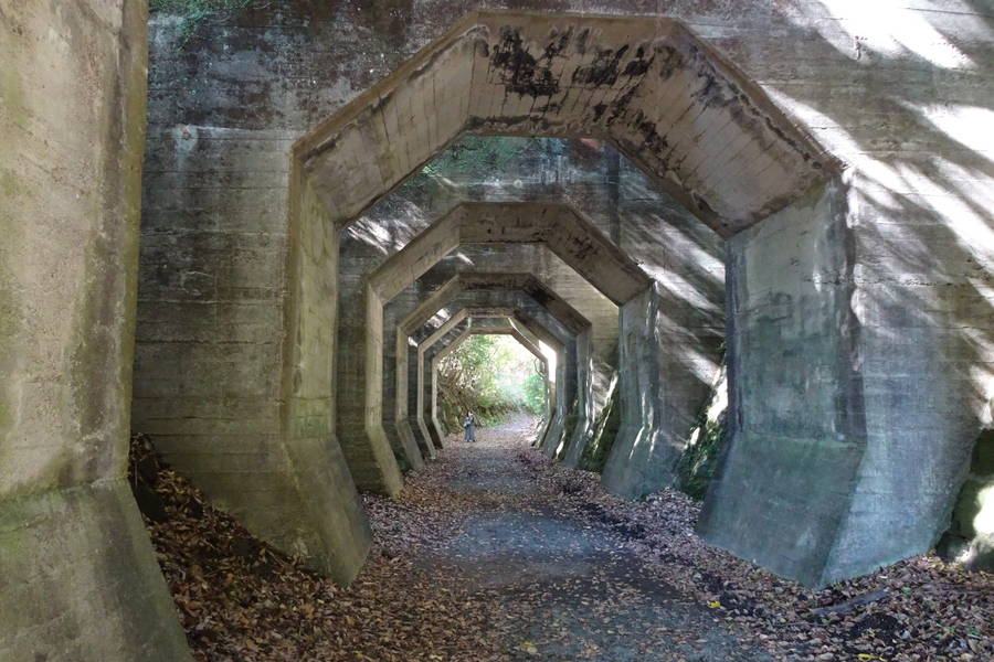 八角トンネル｜特異な構造をした熊延鉄道遺構がフォトジェニック【熊本観光スポット】