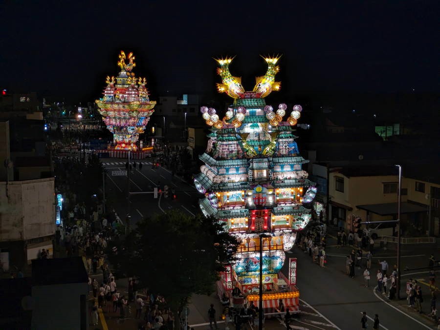 2024年 能代七夕「天空の不夜城 」開催概要と現地解説｜日程・スケジュール・駐車場・場所・出店