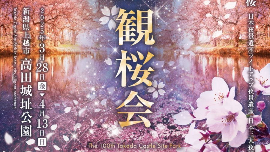 2025年 日本三大夜桜！高田城址公園観桜会 開催情報｜日程・駐車場・シャトルバス・露店出店など