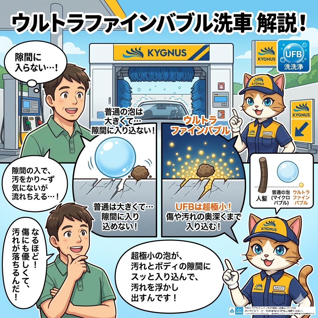 【キグパパ大興奮】魔法の泡「ウルトラファインバブル」って？