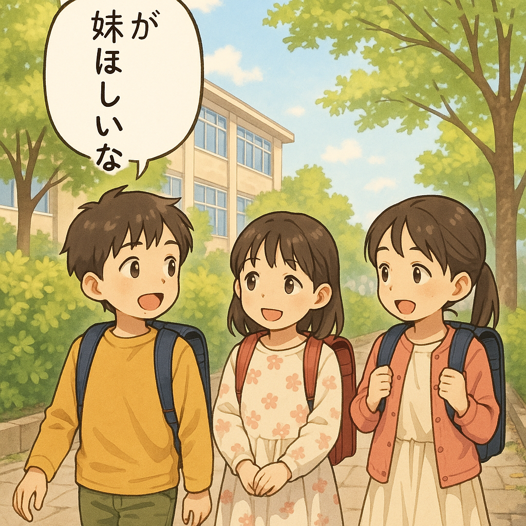妹がほしい…