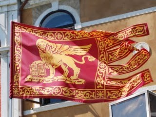 La bandiera di San Marco simbolo di Venezia