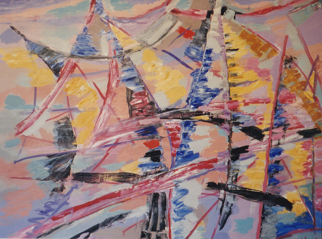 Les Voiles de Saint Tropez 1999(92x73)