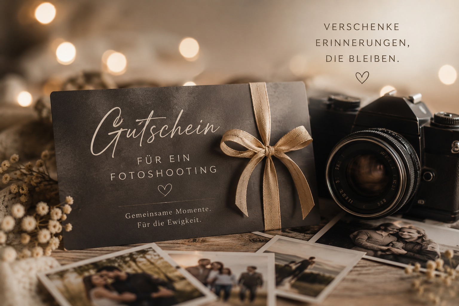 📸 Fotografie Gutschein – Mehr als nur ein Geschenk