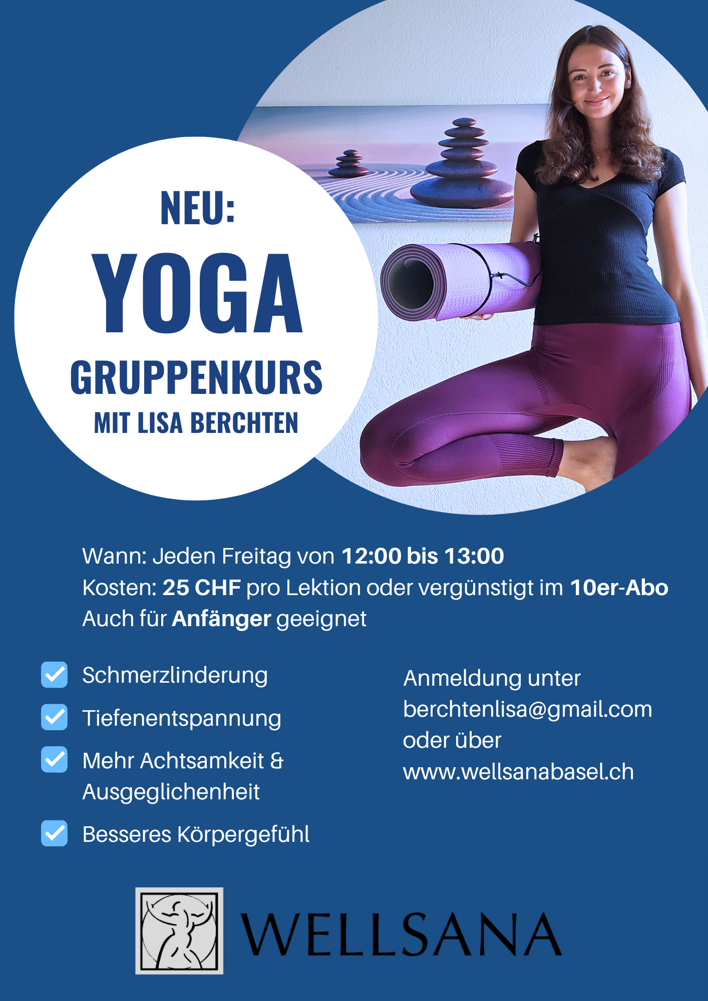 Yoga Kurse bei Wellsana