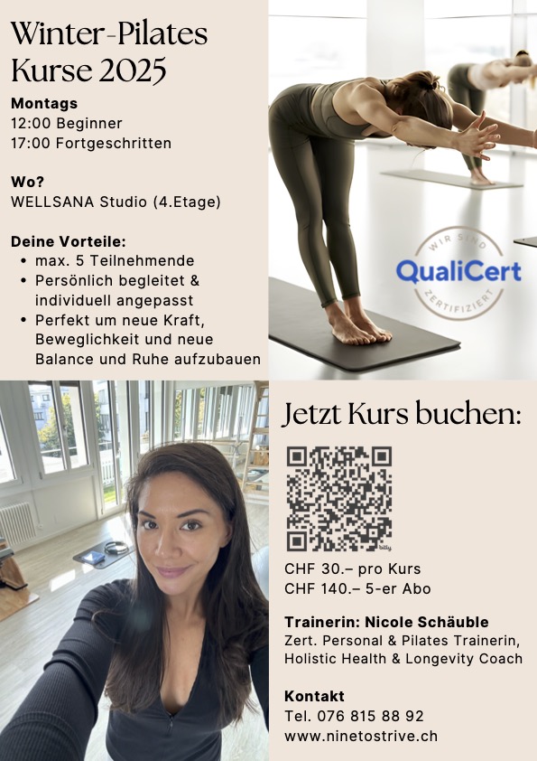 Mates-Pilates mit unserer Trainerin Nicole Schäuble