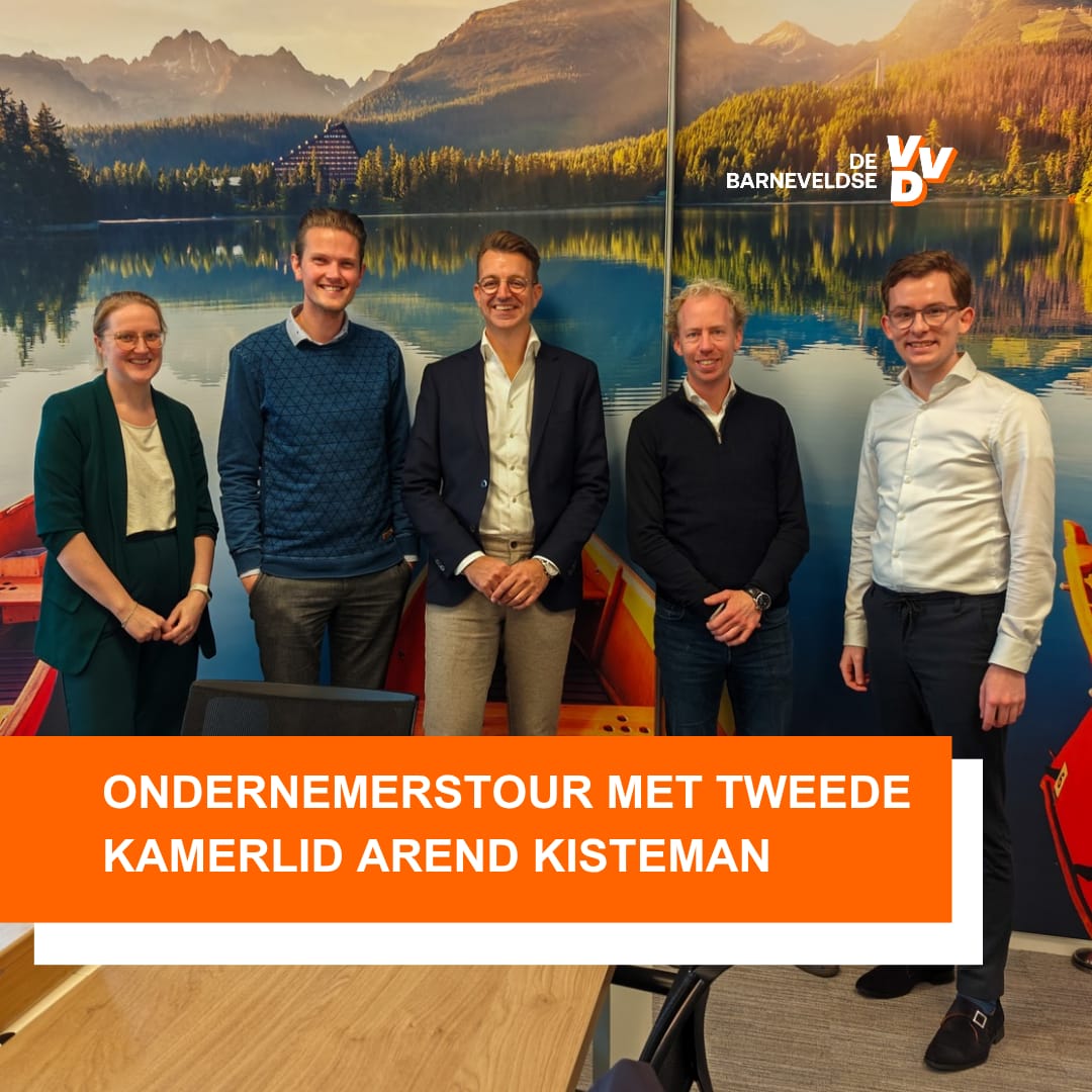 Ondernemerstour met Tweede Kamerlid Arend Kisteman.