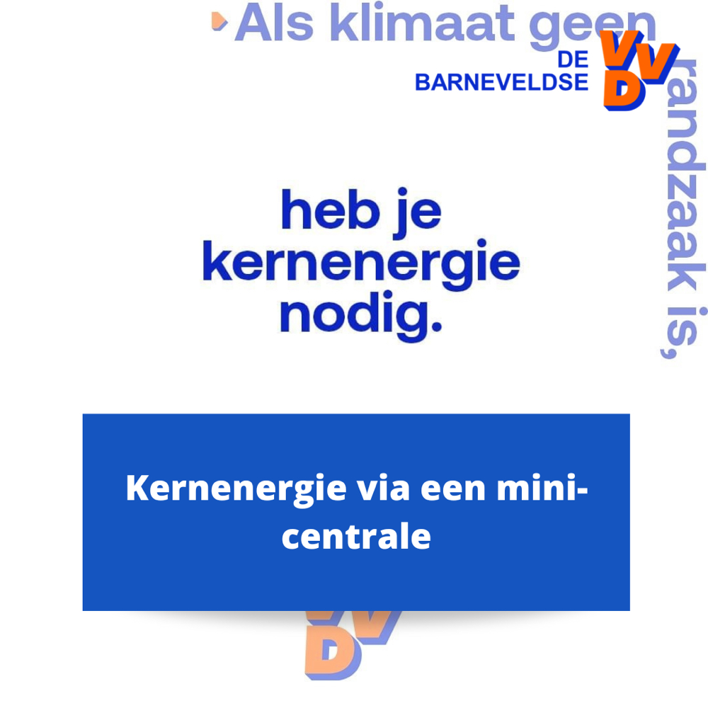 Kernenergie via een mini-centrale