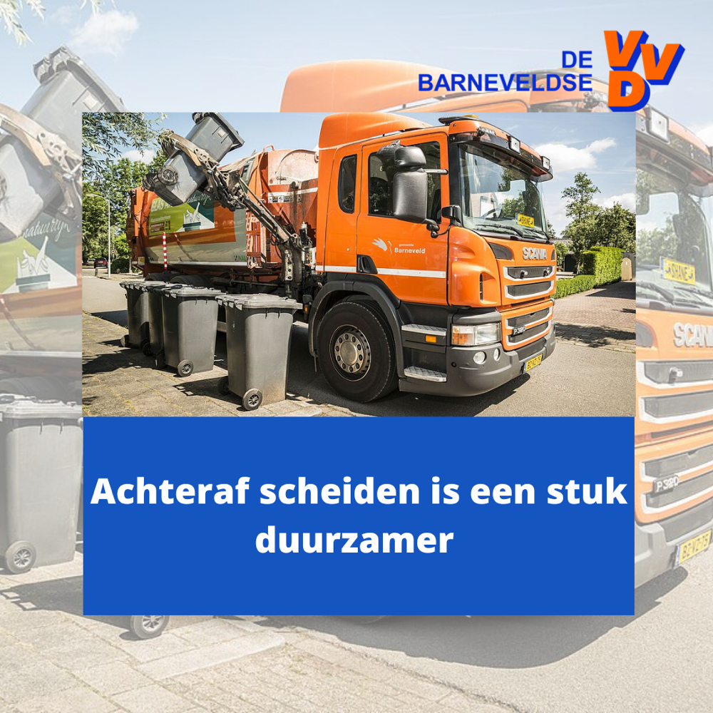 Achteraf scheiden is een stuk duurzamer