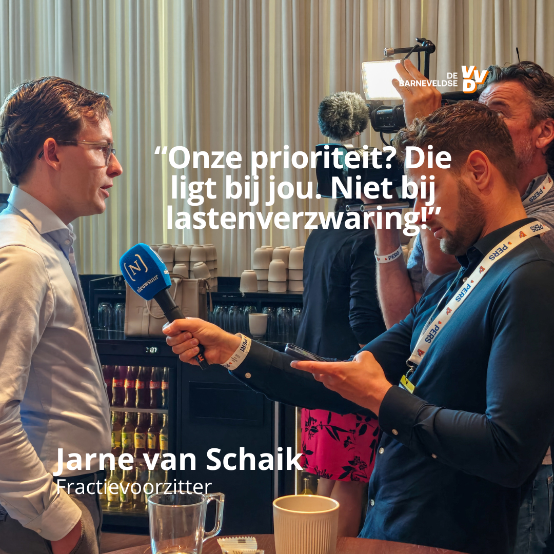 De prioriteit bij jou. Niet bij lastenverzwaring.