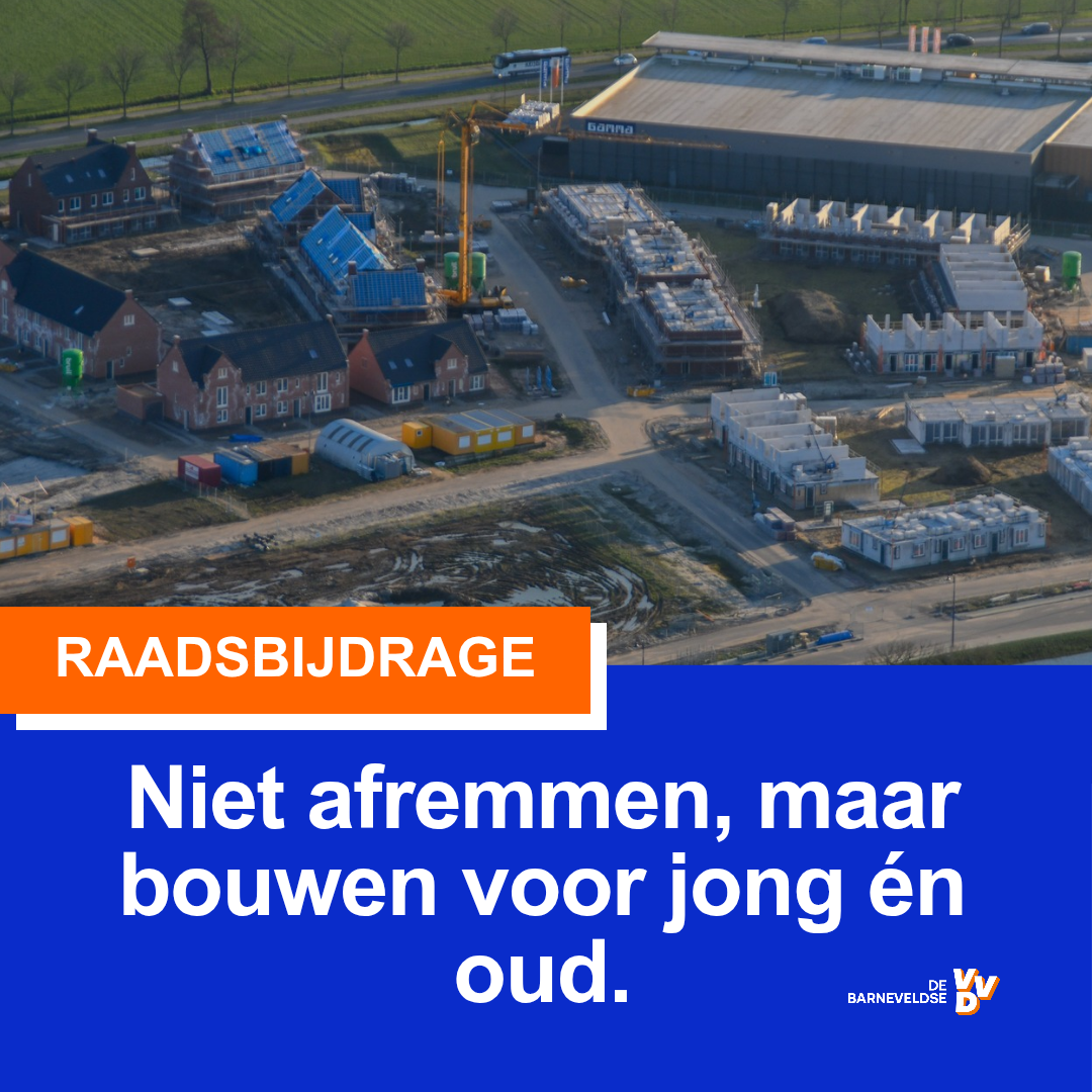 Woonvisie: niet afremmen, maar bouwen voor jong én oud.