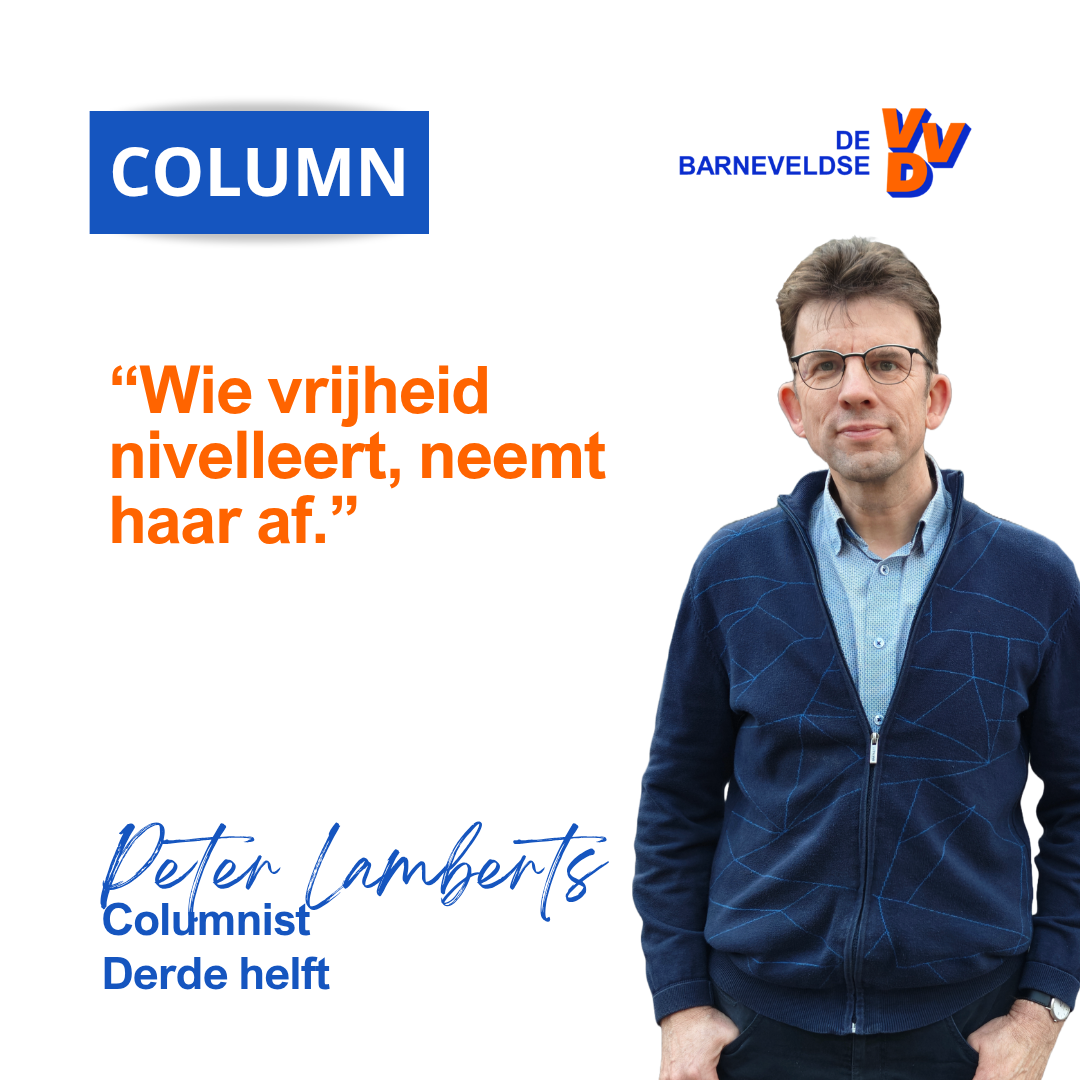 Als je vrijheid niet gunt verdwijnt het