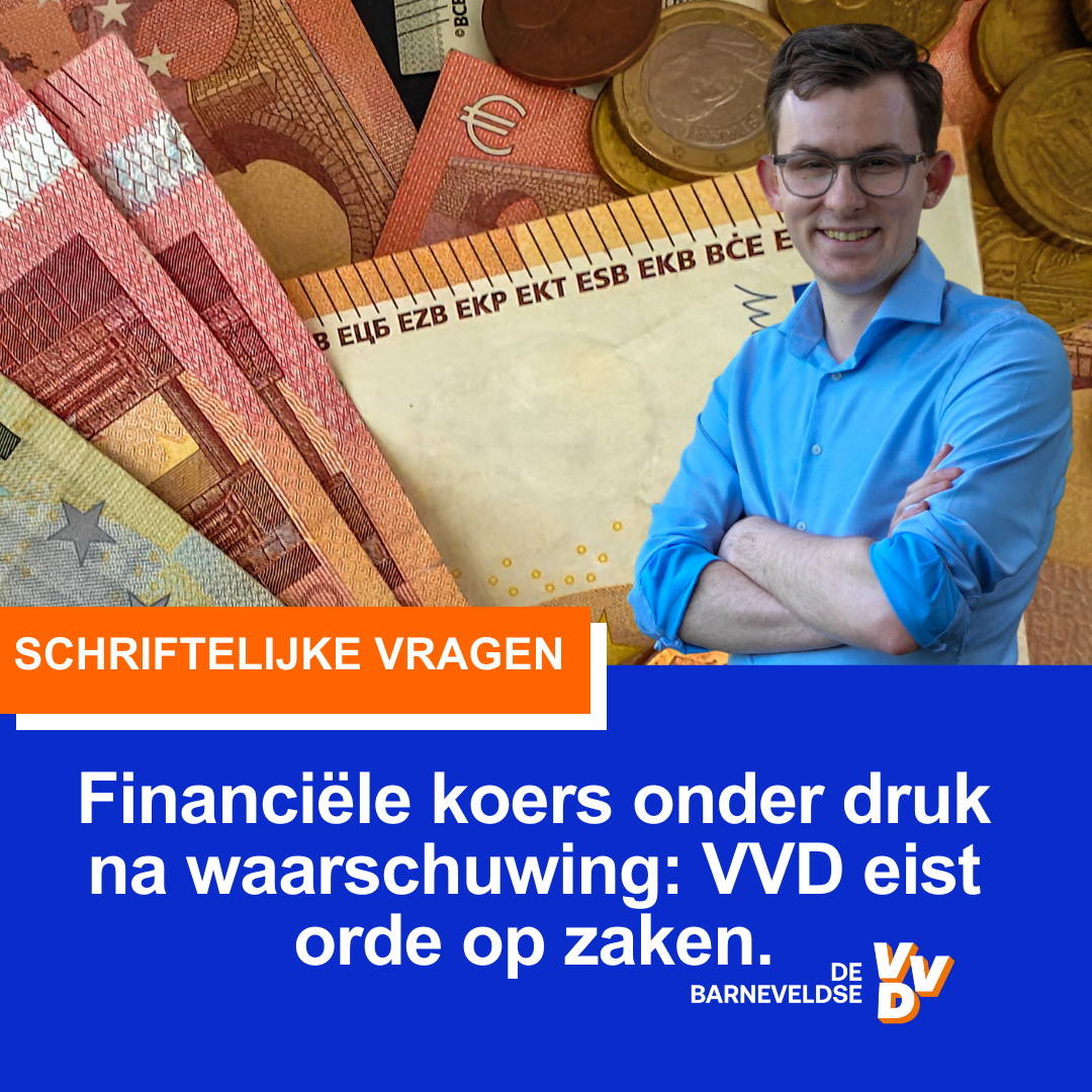 Financiële koers onder druk na provinciale waarschuwing. VVD eist orde op zaken.