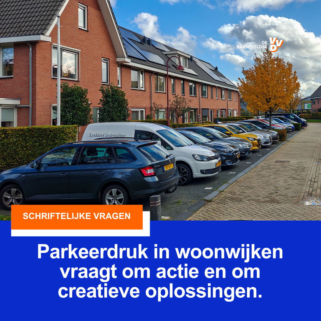 Parkeerdruk in woonwijken vraagt om actie en om creatieve oplossingen.