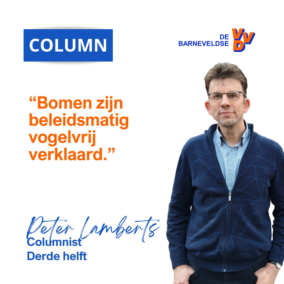 Jij een boom. Jij een boom. En jij een boom. De Oprah Winfrey van Barneveld.