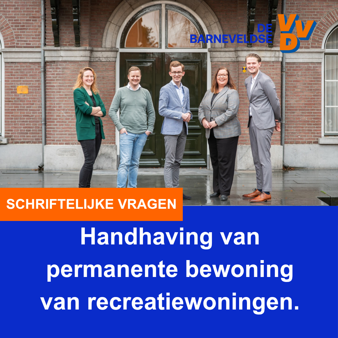 Bewoning van recreatiewoningen.