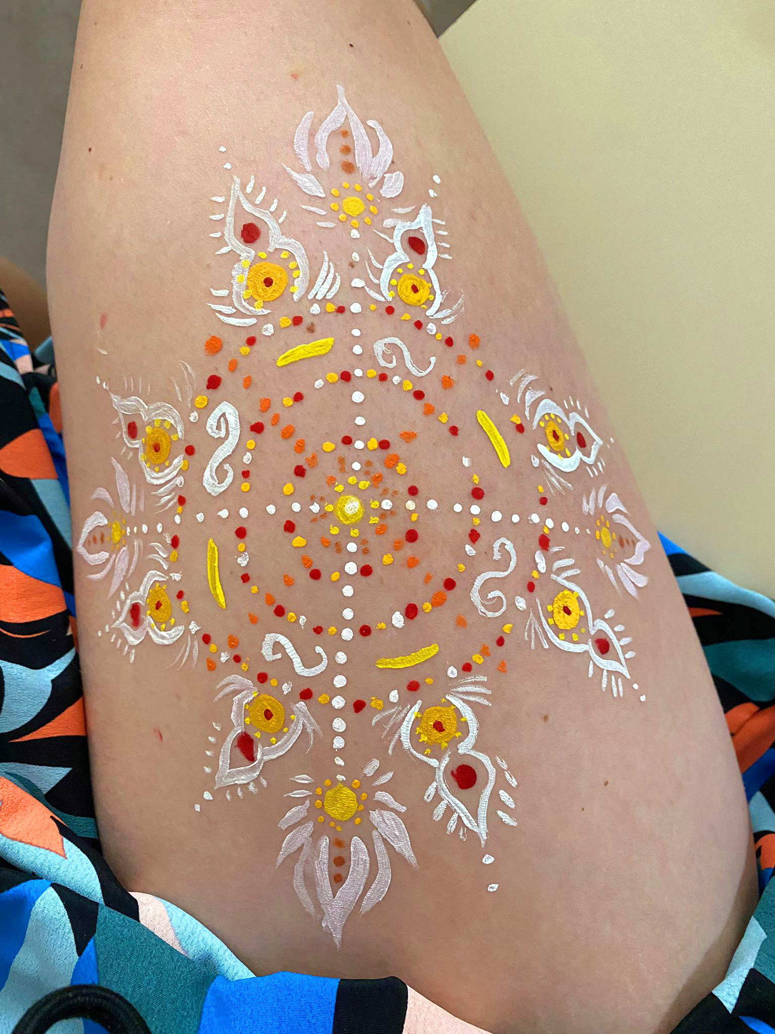 formation art thérapie, body painting