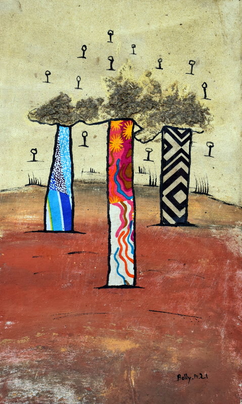 Yoba - 46 cm x 27,5 cm - AB - 2021