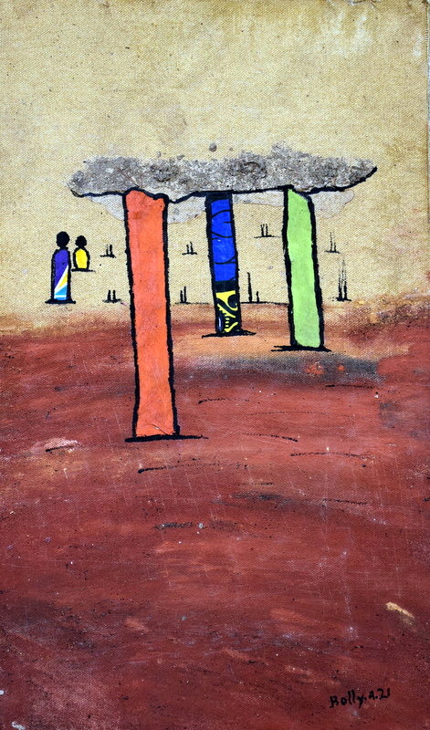 Djamo - 40 cm x 24 cm - AB - 2021 