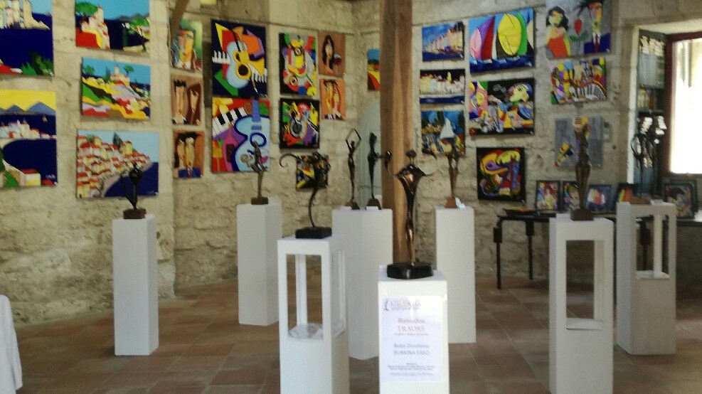 2019 - 24 Eymet -Salle Cadix - avec Claude Millet et Aliou Bolly