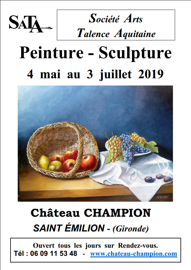 2019 - 33 St Christophe des Bardes - Château Champion - SATA