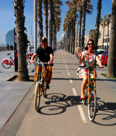 Bamboo Bike Tour at the Barceloneta Beach