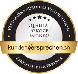 Gütesiegel von Kundenversprechen.ch