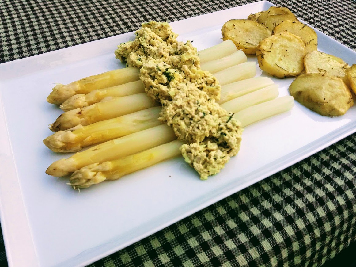 Asperges op vegan Vlaamse wijze