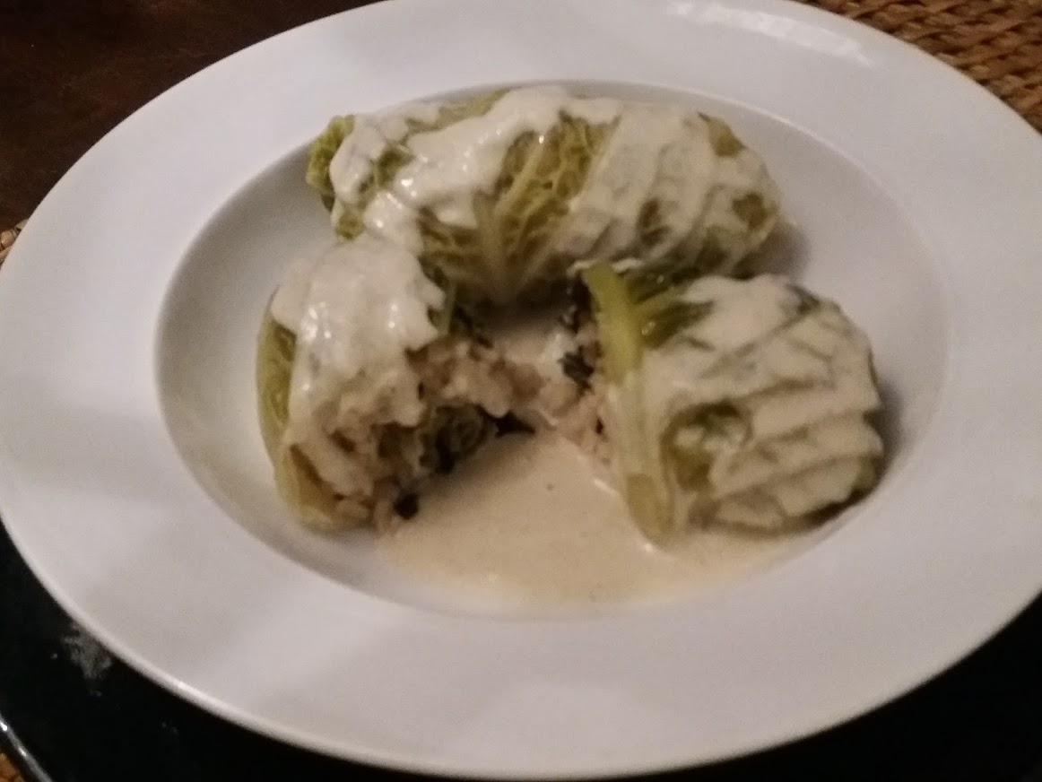 Dolma van savooibladeren