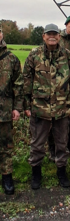 Sir Erich B. Ries, KCR bei einer militärischen Übung der Reservistenkameradschaft Bad Zwischenahn