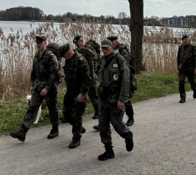 Sir Erich B. Ries, KCR  16k3 Marsch RK Bad Zwischenahn 2026 Reservistenkameradschaft