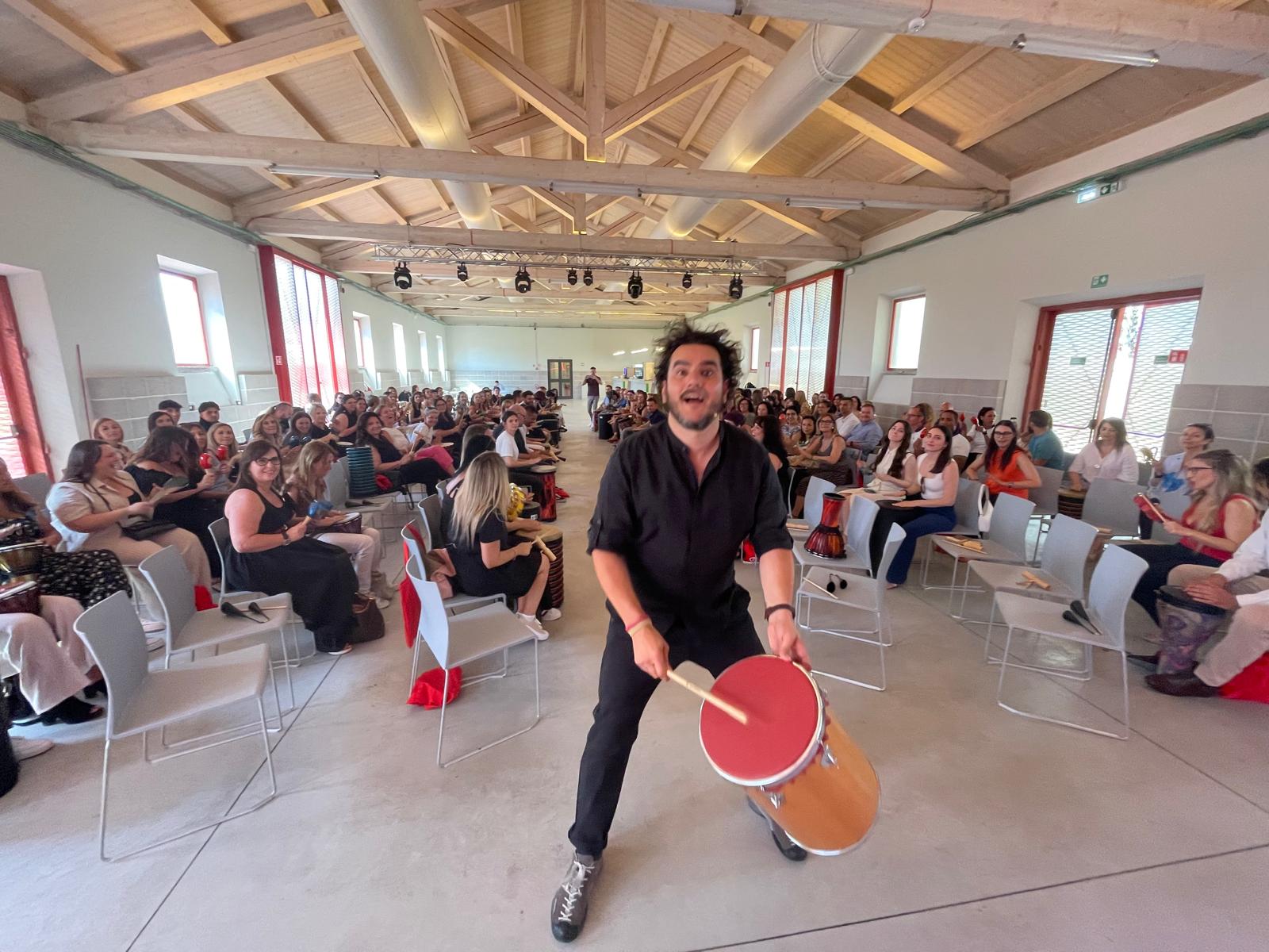 Team building musicale per 170 partecipanti