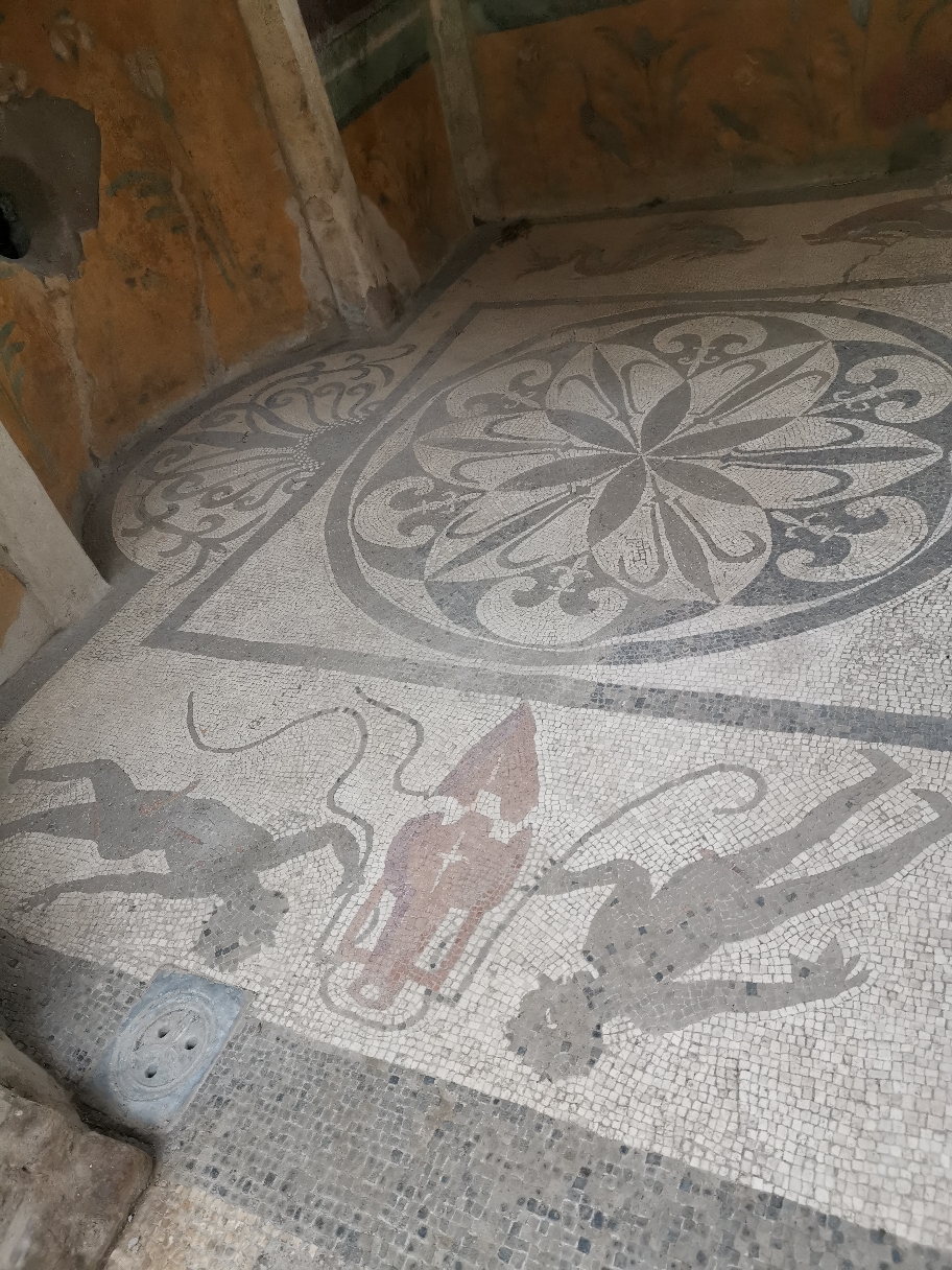 Mosaik Boden im Haus des Kryptoportikus