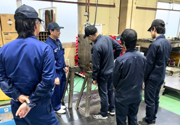 新入社員向け！工場見学会開催！