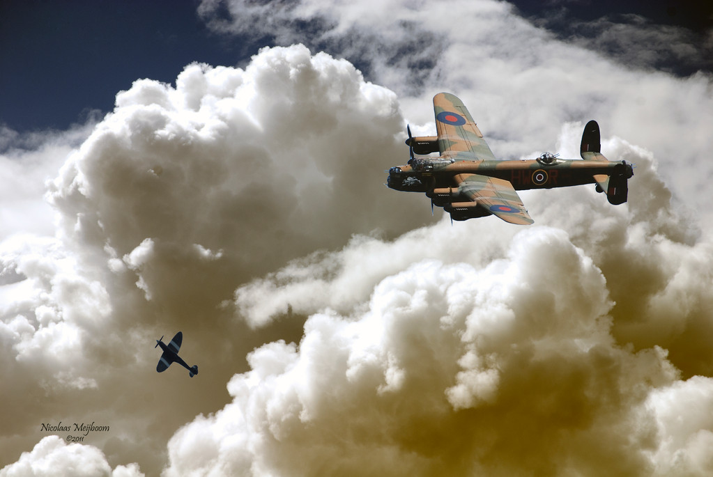 Lancaster & Spitfire, Nicolaas Meijboom Photoart