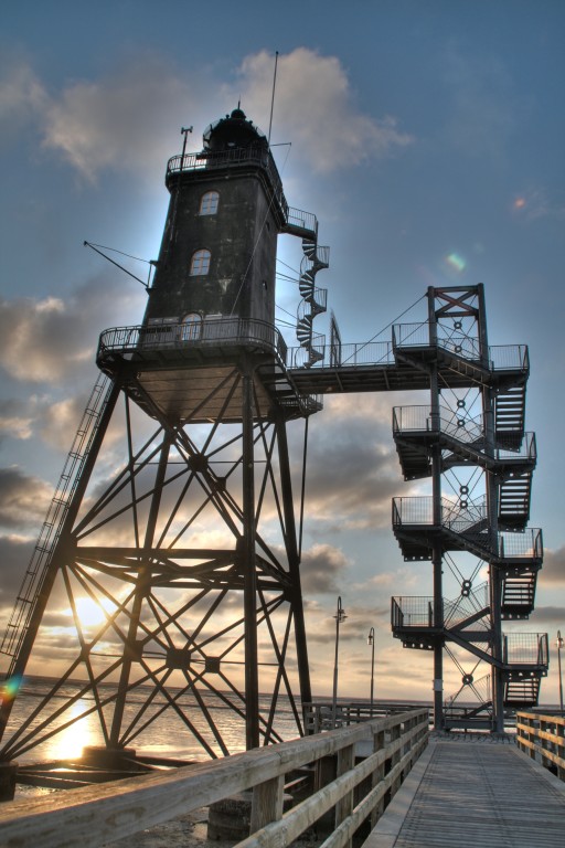 Dorum, Leuchtturm "Obereversand" 2009