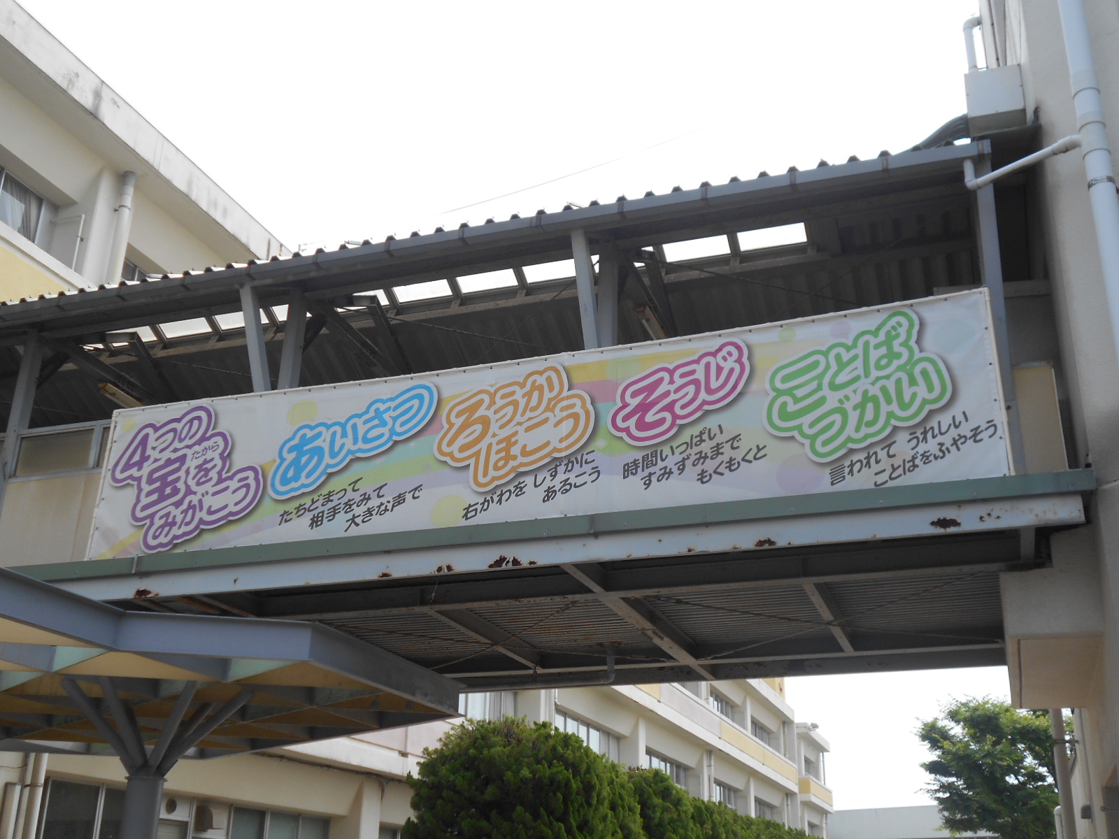 北小の「４つの宝」磨き