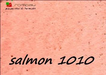 soleras de hormigon impreso color salmon 1010