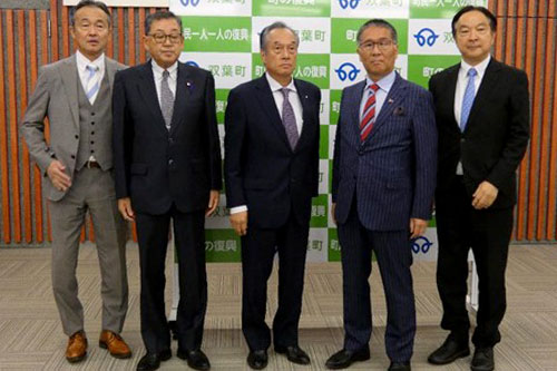 ■伊澤町長との意見交換（於:双葉町）