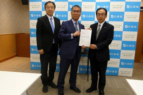 ■藤原町長との意見交換(於:川俣町)