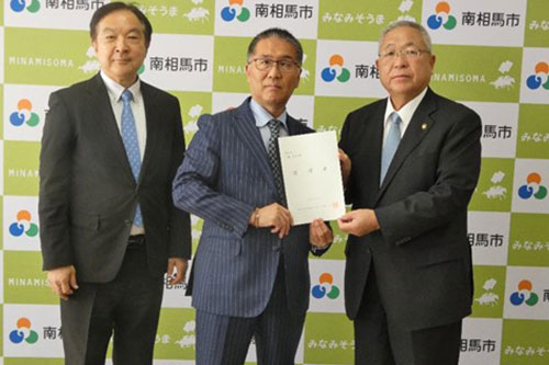 ■門馬市長との意見交換(於:南相馬市)