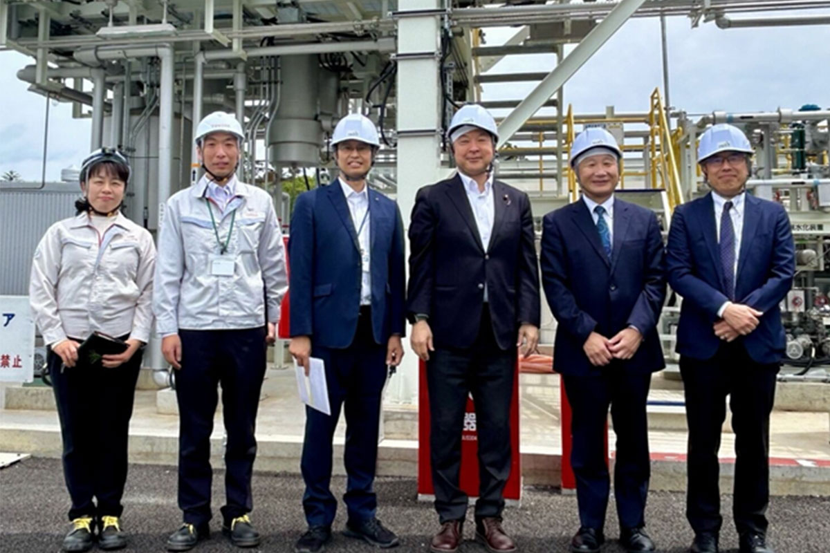 ■次世代グリーンCO2燃料技術研究組合（於：大熊町）