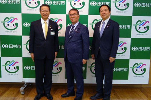 ■白石市長との意見交換（於:田村市）