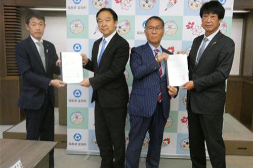 ■山本町長との意見交換（於:富岡町）