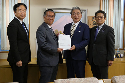 ■吉田町長との意見交換（於:浪江町）